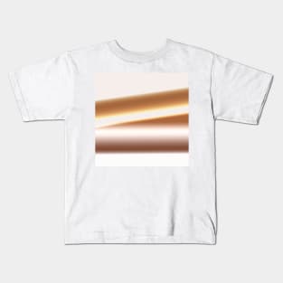 white brown abstract texture art Kids T-Shirt